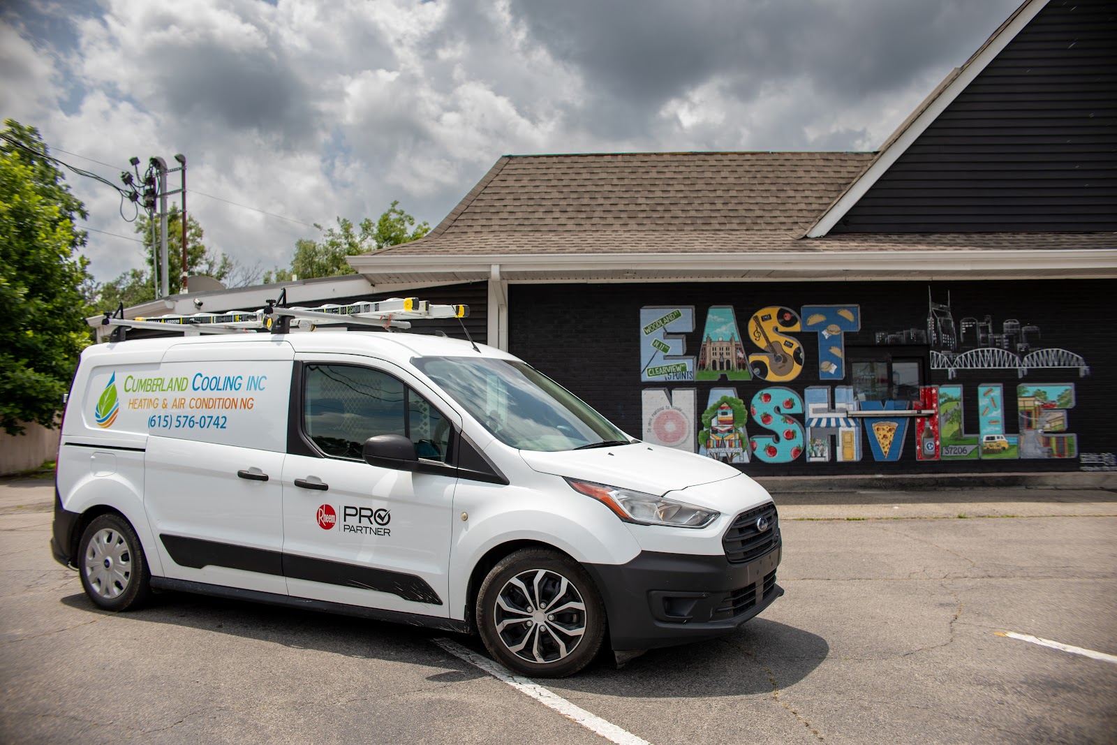 HVAC service truck